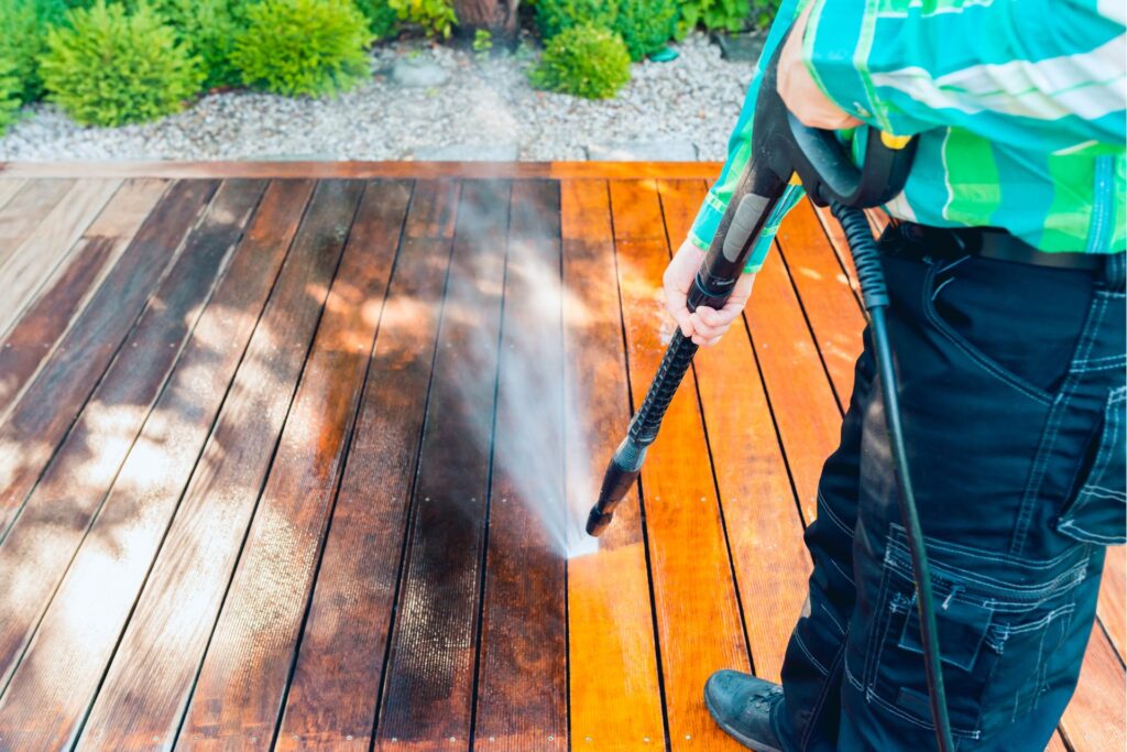 Clean A Deck