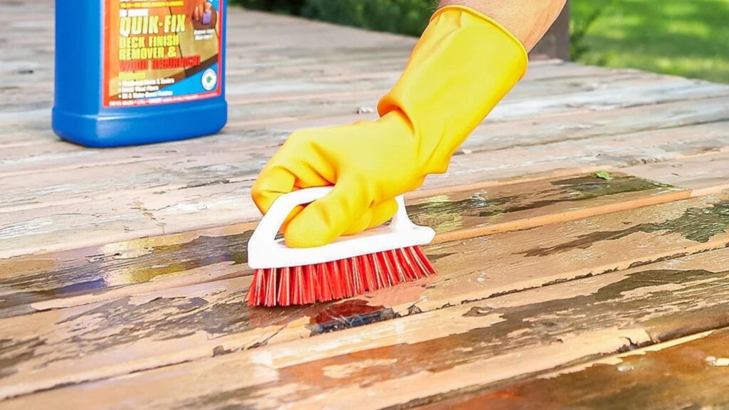 how to remove paint from deck nz