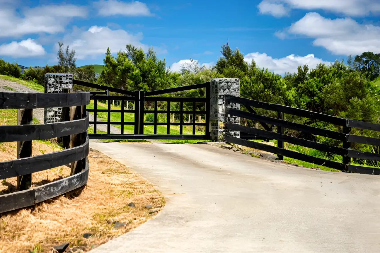 Professional gate installation showcasing Gates Nelson craftsmanship